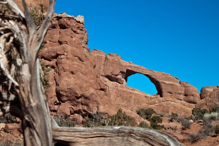 Natural very large  rock formations in Utah, Arches, national parkの写真素材