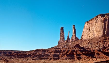 Monument valley utah and arizona natural rock formationsの写真素材