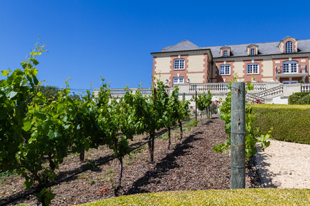 Napa Valley, California - May 12 :Beautiful Chateau, Domaine Carneros a place to taste great wine, May 12 2015 Napa Valley, California.のeditorial素材