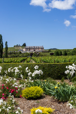 Napa Valley, California - May 12 :Beautiful Chateau, Domaine Carneros a place to taste great wine, May 12 2015 Napa Valley, California.のeditorial素材