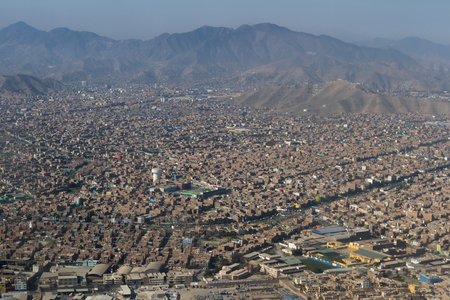 Lima Peru - May 11 : Aerial view of the City of Lima with the mountains in the background. May 11 2016, Lima Peru.のeditorial素材