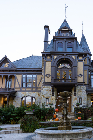 Napa, California - November 10: Beautiful building for Beringer Winery.のeditorial素材