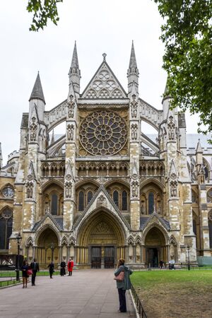 London  - September 06 2019: St Margaret's Church in the grounds of Westminster Abbey. A beautiful church from the 12th century, London September 06,  2019のeditorial素材