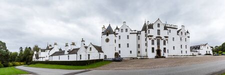 Pitlochry Scotland  - September 12 2019: Blair Castle in the Scottish Highlands on a beautiful autumn day, Perthshire UK September 12,  2019のeditorial素材