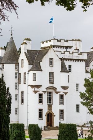 Pitlochry Scotland  - September 12 2019: Blair Castle in the Scottish Highlands on a beautiful autumn day, Perthshire UK September 12,  2019のeditorial素材