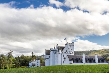 Pitlochry Scotland  - September 12 2019: Blair Castle in the Scottish Highlands on a beautiful autumn day, Perthshire UK September 12,  2019のeditorial素材