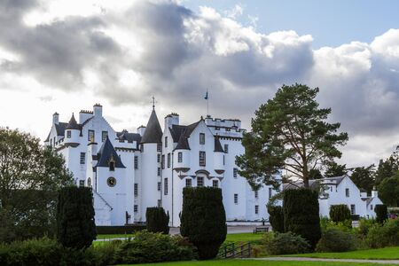 Pitlochry Scotland  - September 12 2019: Blair Castle in the Scottish Highlands on a beautiful autumn day, Perthshire UK September 12,  2019のeditorial素材