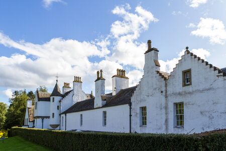 Pitlochry Scotland  - September 12 2019: Blair Castle in the Scottish Highlands on a beautiful autumn day, Perthshire UK September 12,  2019のeditorial素材