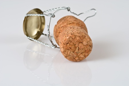 Still life object of champagne corkの写真素材