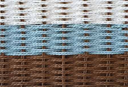 Three colors in texture of basketの写真素材