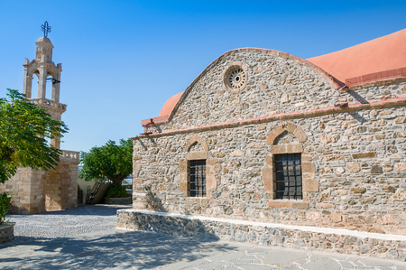 Dormition of Theotokos Church of Asklipeiou, island of Rhodes in Greeceのeditorial素材