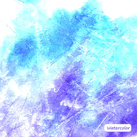 Watercolor abstract hand drawn backgroundのイラスト素材