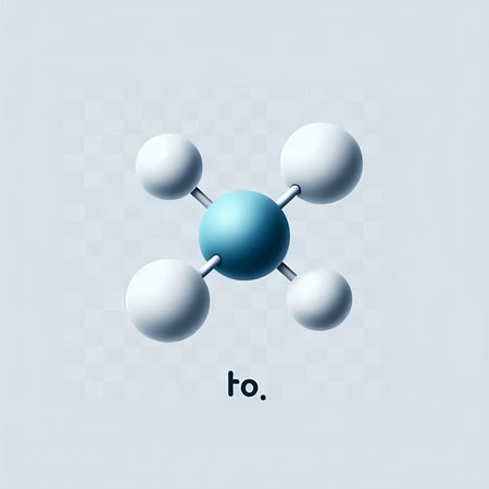 Molecule on light background. Vector illustration. Eps 10.の素材