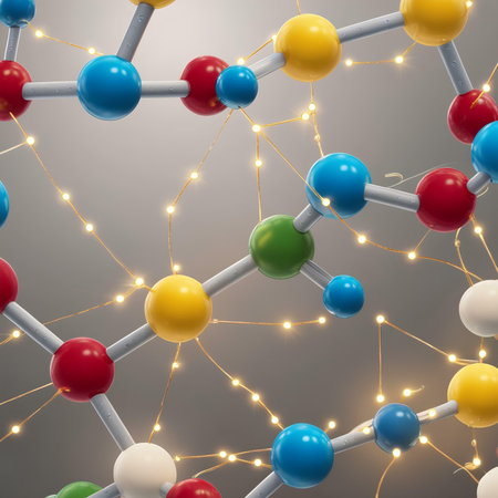 Molecule structure. Vector illustration. Can be used as backgroundの素材