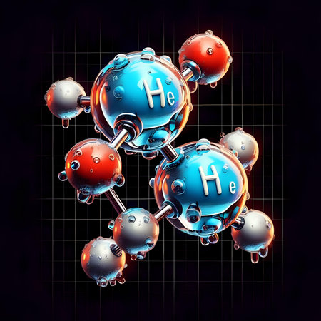 Molecule on black background. 3D illustration. 3D rendering.の素材