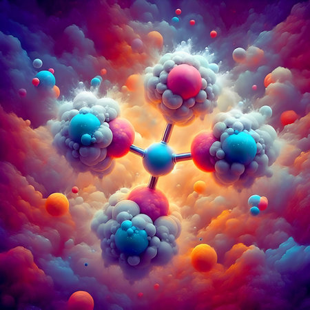 3d illustration of abstract geometric composition,digital artwork for creative graphic designの素材