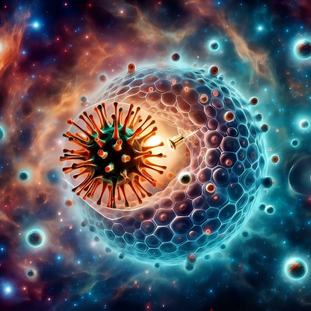 Coronavirus 2019-nCoV. Viral infection. 3D renderの素材