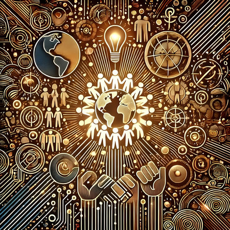 Abstract technology background. Circuit board, high computer technology. Vector illustration.の素材
