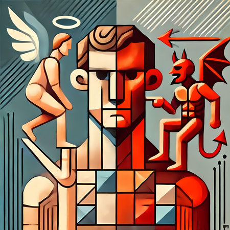 Egyptian hieroglyphs. Vector illustration in retro style.の素材