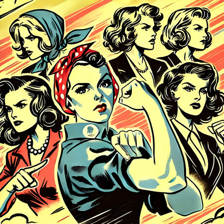 Pop art women. Pop art retro vector illustration. Comic book style imitation.の素材