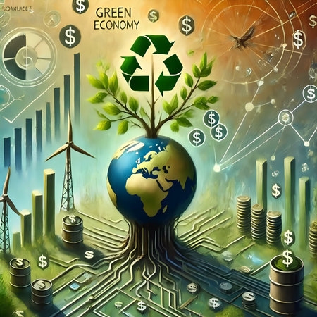 Ecology concept. Save the Earth. 3d illustration. Clip artの素材