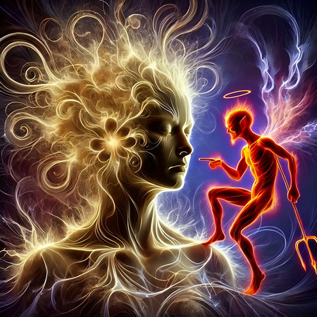 Zodiac sign Sagittarius. Horoscope and astrology backgroundの素材