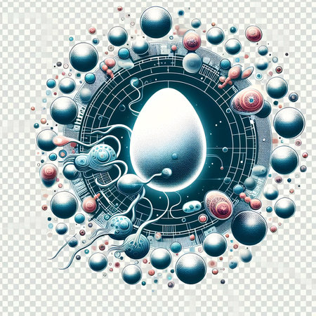 Eggs and planets in space. 3d vector illustration.の素材