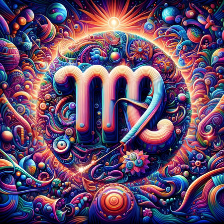 Zodiac sign Capricorn. Zodiacal horoscope background.の素材