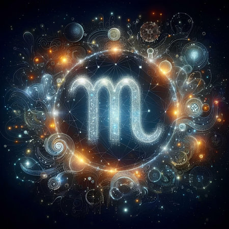 Zodiac sign Virgo. Astrological horoscope circle. Zodiacal horoscope background.の素材