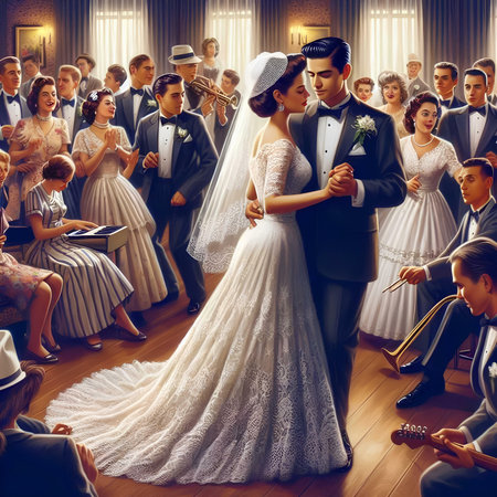 Wedding Couple. Bride and Groom. wedding dayの素材