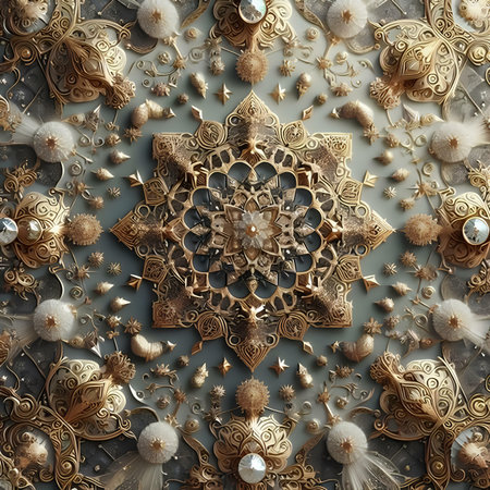 3d illustration of abstract geometric composition,digital artwork for creative graphic designの素材