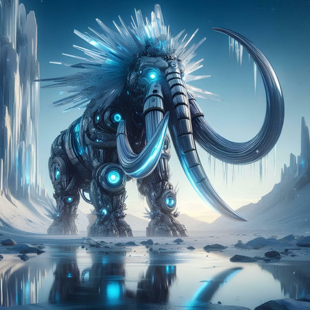 Fantasy alien planet. 3D illustration. Fantasy digital art.の素材