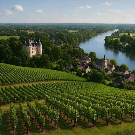 Chateau de Vaucluse - Loire Valley, Franceの素材
