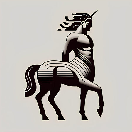 Unicorn. Mythological creature. Mythical creature. Vector illustration.の素材