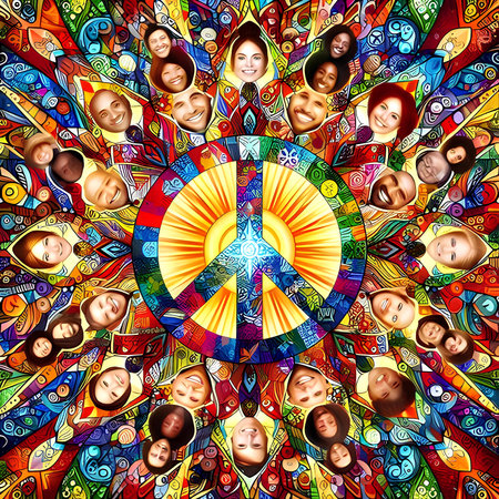 Virgo zodiac sign. Colorful background. Vector illustration.の素材