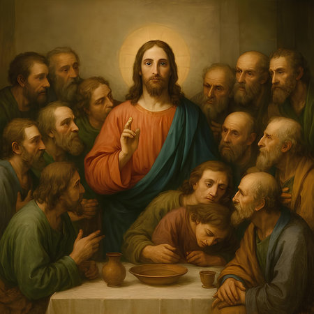 Jesus Christ in the Church of the Immaculate Conception.の素材