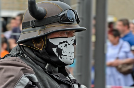 Motorradsternfahrt 2012 nach Kulmbach のeditorial素材