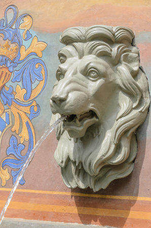 The well in the garden on castle High swan regionのeditorial素材