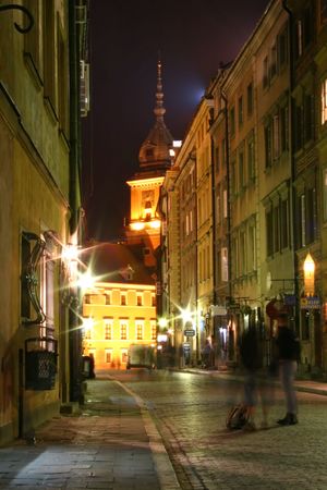 Warsaw Old Townの写真素材