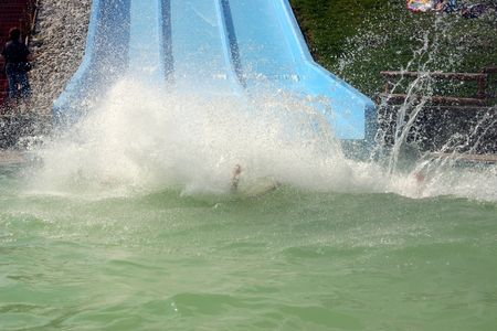 Big splashの写真素材