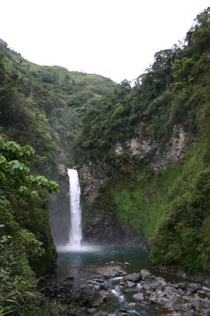philippines waterfallの写真素材