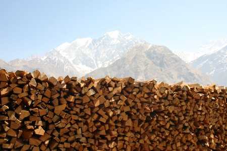 himalaya mountainsの写真素材