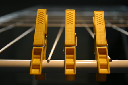 clothes pinsの写真素材