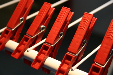 clothes pegsの写真素材