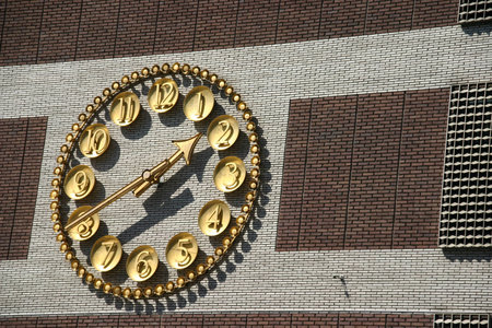clock on the street