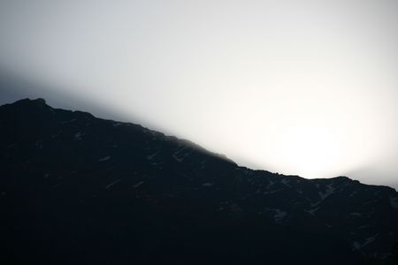 nepal himalaya viewの写真素材