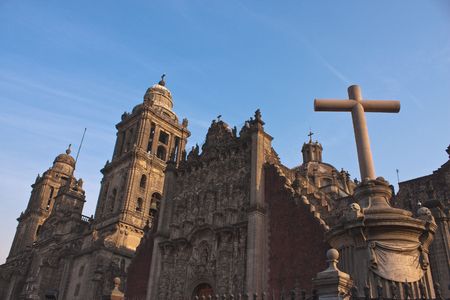 mexcio cathedralの写真素材