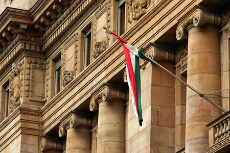 budapest old townの写真素材