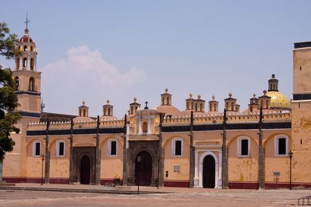 cholula churchの写真素材