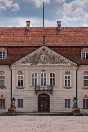 Nieborow palace and gardensの写真素材